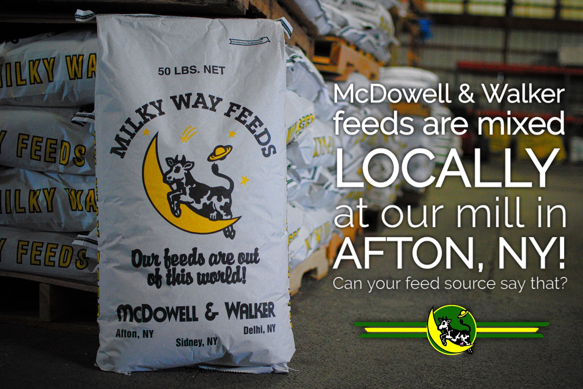 feed locally mixed in Afton